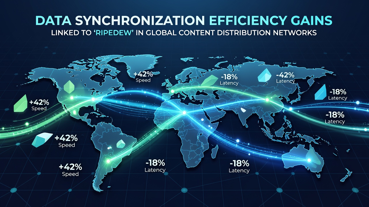 Patterns of Data Synchronization Efficiency Gains Linked to Ripedew in Global Content Distribution Networks